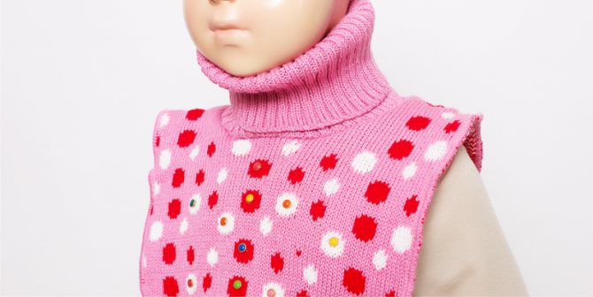 Манишка, как называется шарф воротник