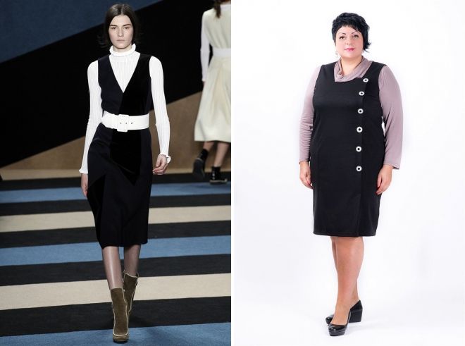 теплый сарафан для женщины 50 лет